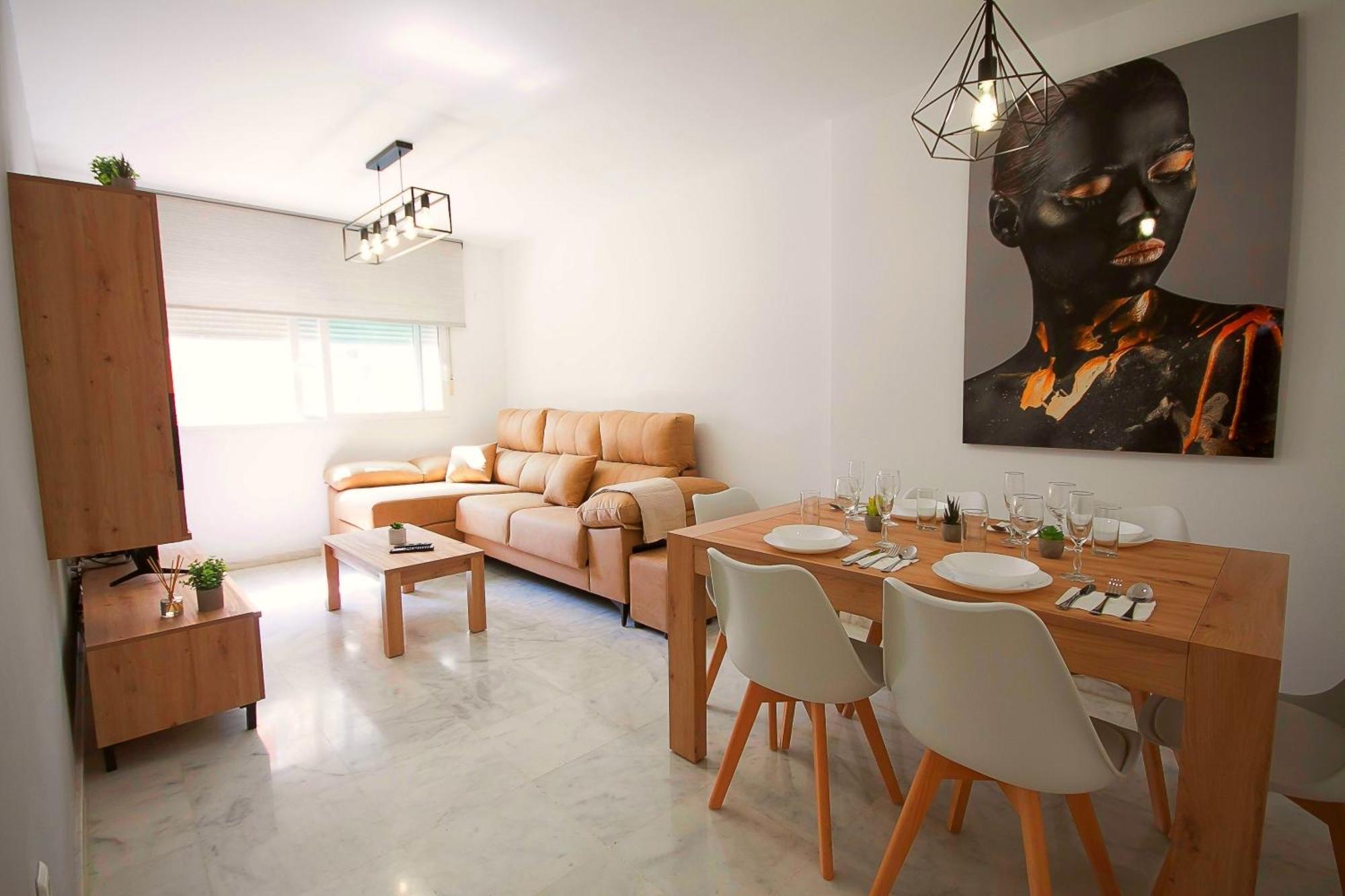Ave Huelin 3Rooms Alojamiento Con Parking Y Ac Málaga Eksteriør bilde